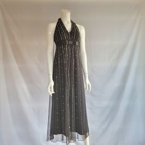 Embellished Black Frank Lyman Design dress size 4